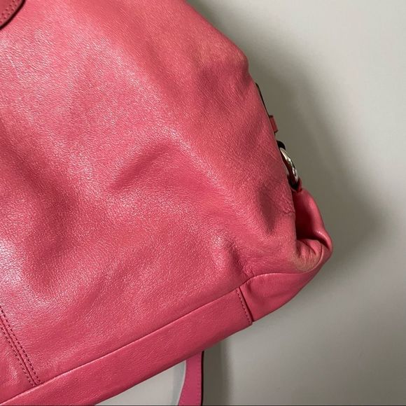 🌸🌺 Coach Ashley Pink Leather Purse Carryall Handbag Shoulder Bag 🌸 🌺 - Picture 13 of 13